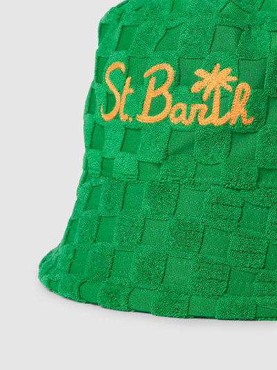 MC2 Saint Barth Bucket Hat mit Label-Stitching Modell 'JAMES TERRY' Gruen 2