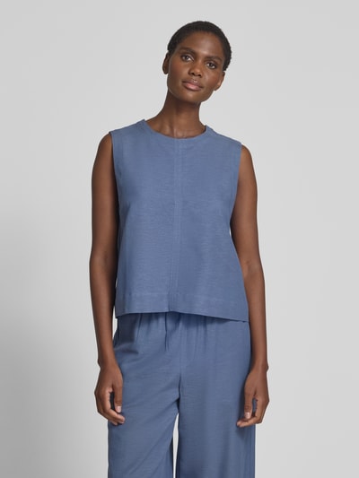 mbyM Top bluzkowy o kroju regular fit z okrągłym dekoltem model ‘Tytus’ Szaroniebieski 4