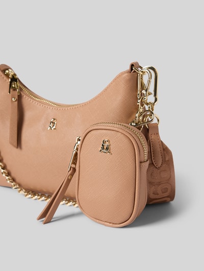 Steve Madden Schoudertas met logo-applicatie, model 'Sin' Oudroze - 3