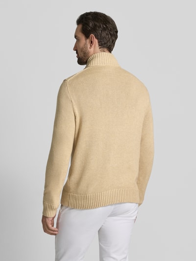 Polo Ralph Lauren Bluza z kołnierzem z wyhaftowanym logo Beżowy melanż 5