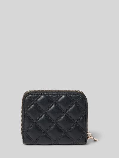 Guess Portemonnaie mit Steppnähten Modell 'GIULLY' Black 2