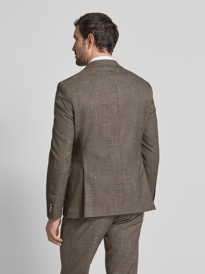 MCNEAL Slim Fit 2-Knopf-Sakko mit Pattentaschen Mittelbraun 5
