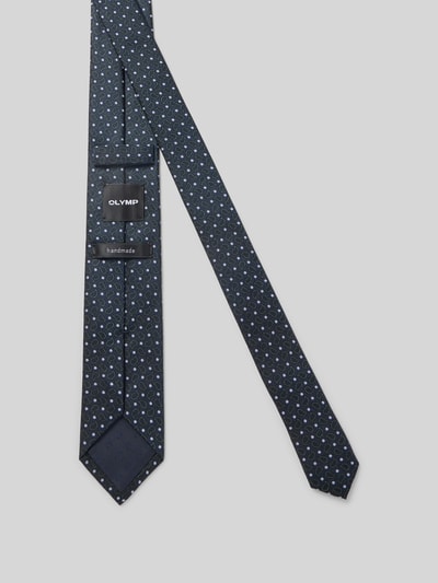 OLYMP Seidenkrawatte mit Strukturmuster Oliv 2