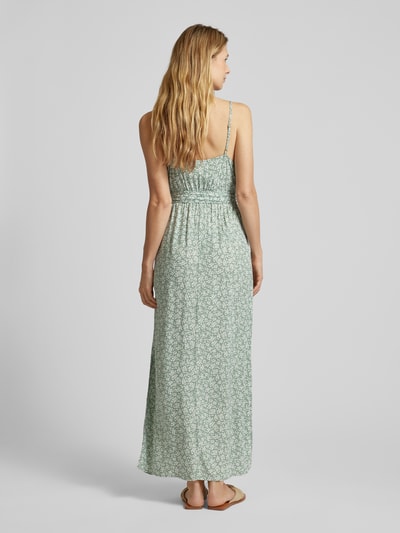 Vero Moda Maxi-jurk met bloemenprint, model 'EASY JOY' Rietgroen - 5