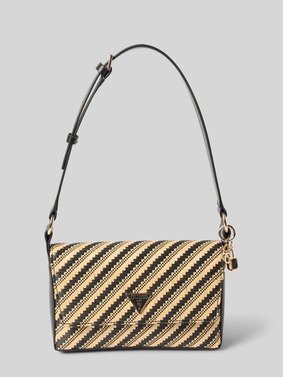 Guess Handtasche mit Label-Applikation Modell 'SIMONA' Black 2