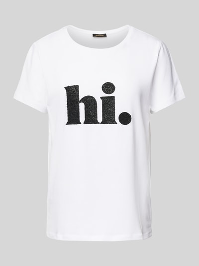 More & More T-Shirt mit Statement-Print Offwhite 2