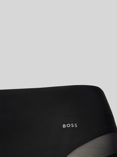 BOSS String mit Label-Detail Black 2