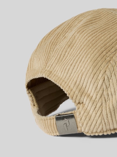 PEAK PERFORMANCE Baseballpet met labelstitching Zand - 3