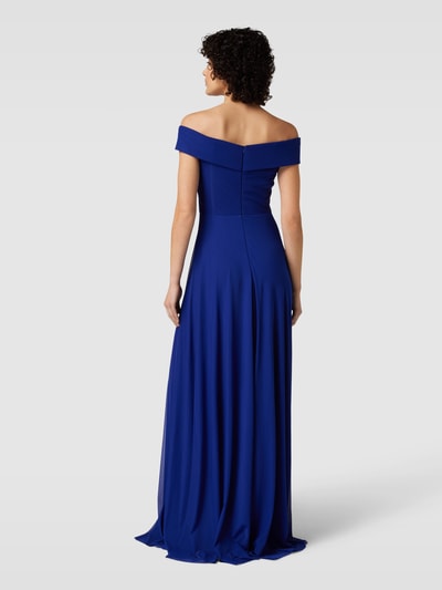 TROYDEN COLLECTION Off-Shoulder-Abendkleid mit gelegten Falten Royal 5