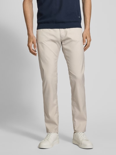 Pierre Cardin Tapered fit chino met structuurmotief, model 'Lyon' Kit - 4