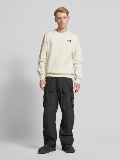 The North Face Sweatshirt mit Label-Print Offwhite 1