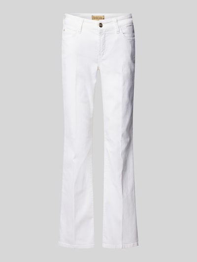 Cambio Flared Jeans mit 5-Pocket-Design Modell 'PARIS' Offwhite 1