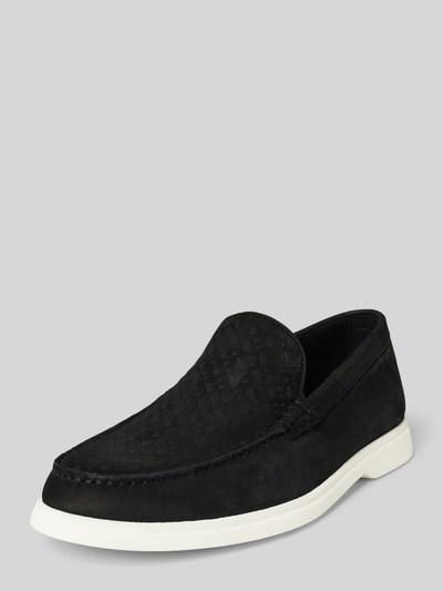 BOSS Loafer aus echtem Leder Modell 'Sienne' Black 1