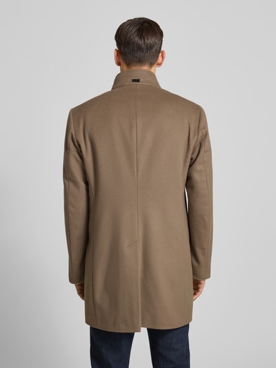 JOOP! COLLECTION Regular Fit Mantel aus Schurwoll-Mix mit Kaschmir-Anteil Modell 'MARON' Oliv 5