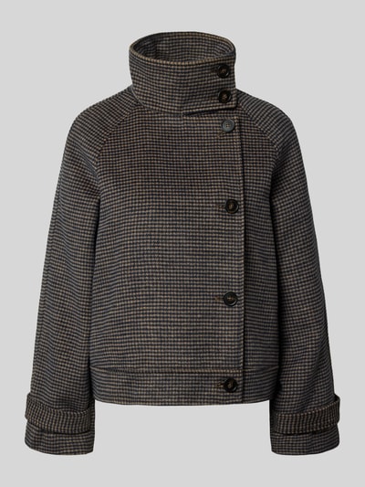 MSCH Copenhagen Jacke mit Stehkragen und Ärmelriegeln Modell 'Pamela' Marine 2