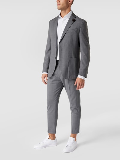 Jake*s Slim Fit Business-Hemd mit Stretch-Anteil und extra langem Arm Weiss 1