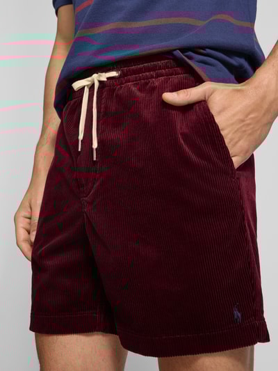 Polo Ralph Lauren Classic Fit Shorts mit elastischem Bund Bordeaux 3