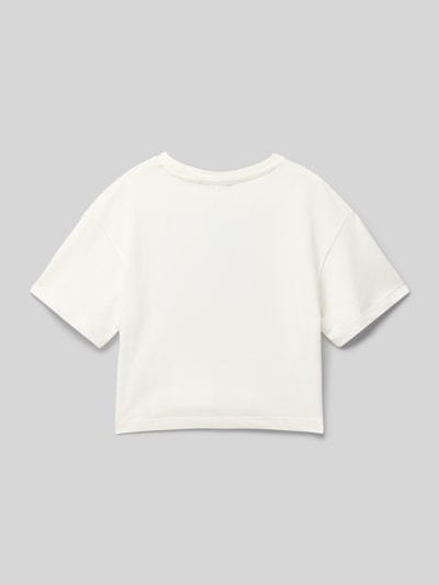 Garcia T-Shirt mit Motiv-Print Weiss 3