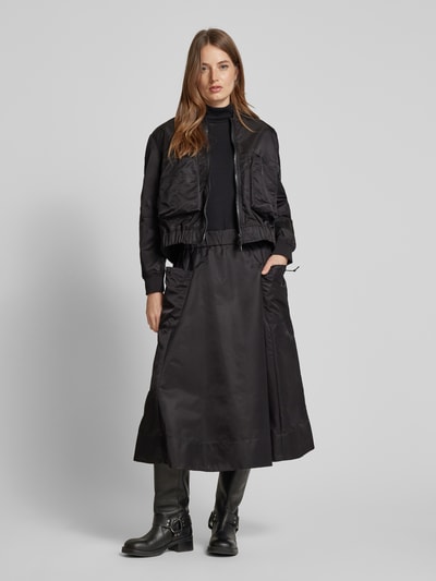 Luisa Cerano Jacke mit aufgesetzten Taschen Black 1