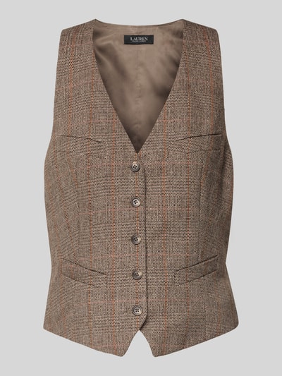 Lauren Ralph Lauren Weste mit V-Ausschnitt Beige 2