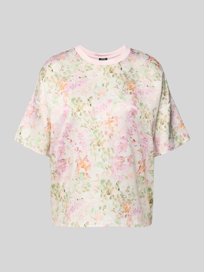 Produktfoto, T-Shirt aus Viskose-Elasthan-Mix Modell 'Tracy' von JOOP!, krój regular fit, allover print w pastelowych kolorach, okrągły dekolt, długość pleców w rozmiarze 36: 61 cm