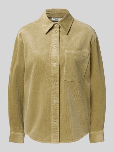 Marc O'Polo Denim Relaxed Fit Hemdbluse aus Baumwoll-Mix Schilf 2