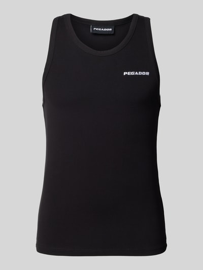 Pegador Tanktop mit Label-Stitching Black 2