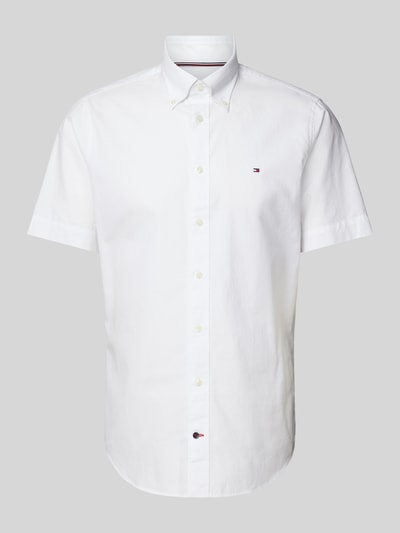 Tommy Hilfiger Regular fit zakelijk overhemd met 1/2-mouwen Wit - 2