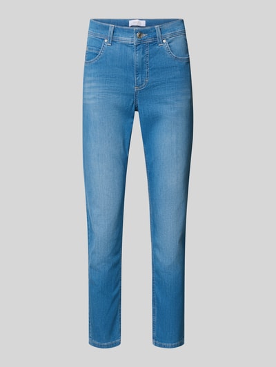 Produktfoto, Jeans mit Eingrifftaschen Modell 'Ornella' van Angels, slim fit, katoenmix met stretch, lichtblauw, dames, maat 36, contextinformatie