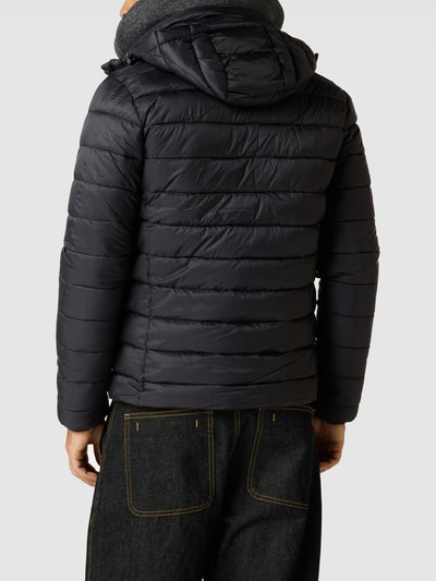 Superdry Steppjacke mit abnehmbarer Kapuze Black 5