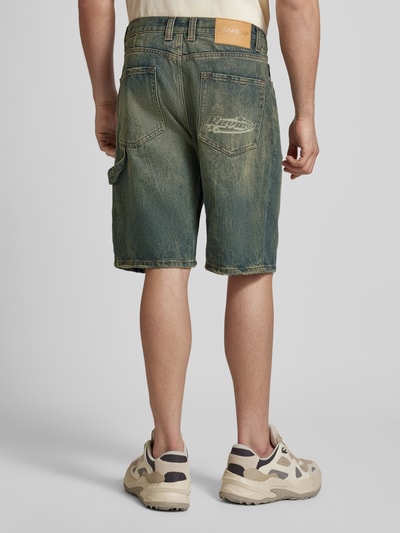 REVIEW Baggy Fit Jeansshorts im 5-Pocket-Design Blau 5