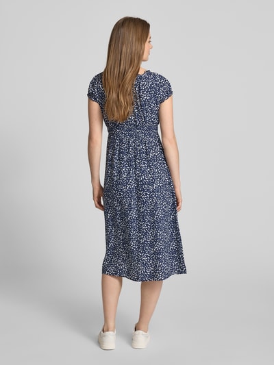 Apricot Sukienka midi z wiskozy z elastyczną tasiemką w talii Granatowy 5