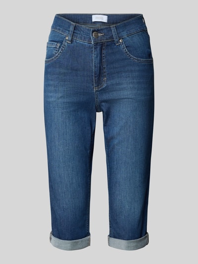 Angels Capri-jeans van denim met omslag, model 'Capri' Donkerblauw - 2