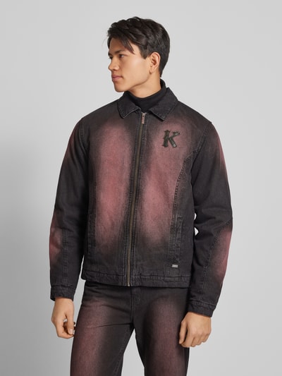 KARL KANI Jeansjacke mit Label-Badge Black 4