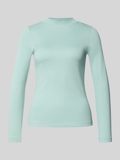 Christian Berg Woman Longsleeve mit Stehkragen Helltuerkis 2