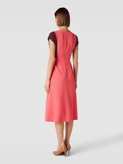 BOSS Midi-jurk in colour-blocking-design, model 'Debrany' Koraal - 5