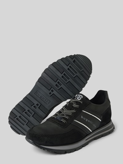 bugatti Sneaker aus Leder mit Label-Details Modell 'Philip' Black 4