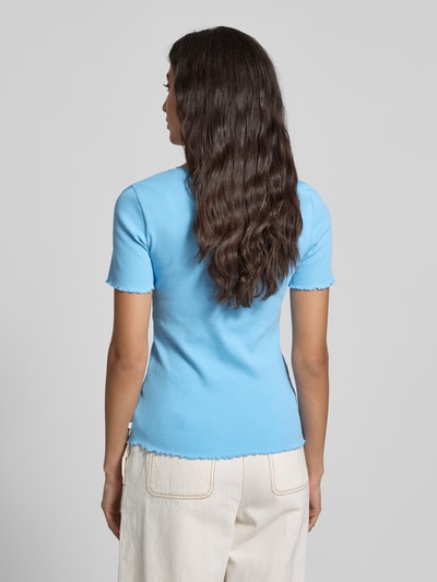 Tom Tailor Denim Slim Fit T-Shirt aus Baumwoll-Mix Ocean 5