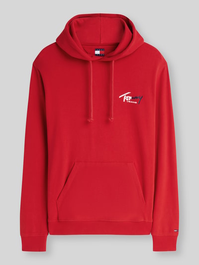 Tommy Jeans Relaxed Fit Sweatshirt aus reiner Baumwolle Rot 2
