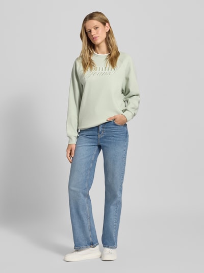 Tommy Jeans Oversized Sweatshirt aus Baumwoll-Mix Schilf 1