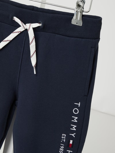 Tommy Hilfiger Kids Joggingbroek met logodetails  Marineblauw - 2