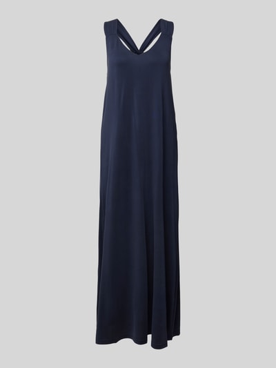 Selected Femme Maxi-jurk met diepe V-hals Blauw - 2