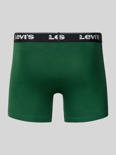 Produktfoto, Trunks aus Baumwoll-Mix im 3er-Pack von LEVI'S®, efekt: jednolity kolor, pas z logo, elastyczny pas, wielopak: 3 szt., mieszanka bawełny