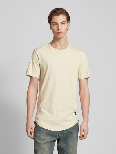 Only & Sons T-Shirt in unifarbenem Design mit Rundhalsausschnitt Beige 4