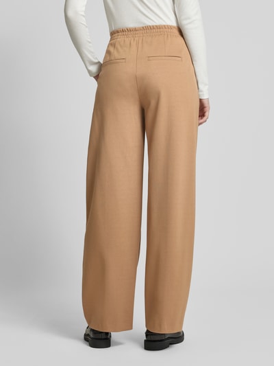 Drykorn Wide Leg Stoffhose mit Gesäßtaschen Modell 'FAE' Camel 5