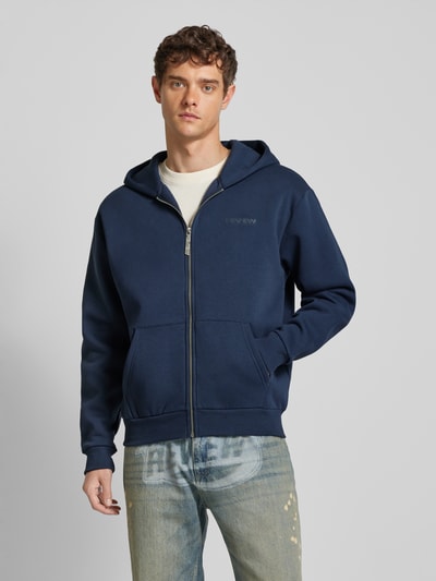 REVIEW Essentials hoodie met rits Marineblauw - 4