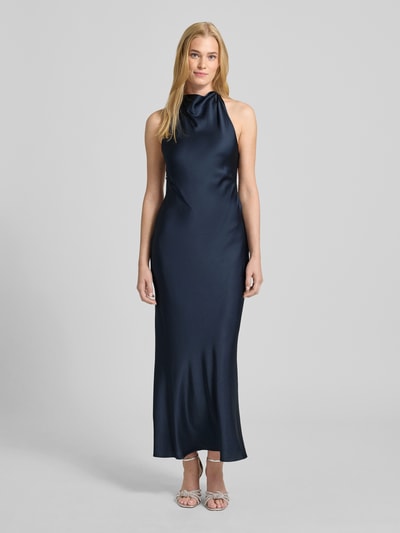 Forever New Avondjurk met halter, model 'Audrey' Blauw - 4