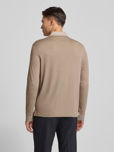 bugatti Koszulka polo z wyhaftowanym logo Beżowy 5