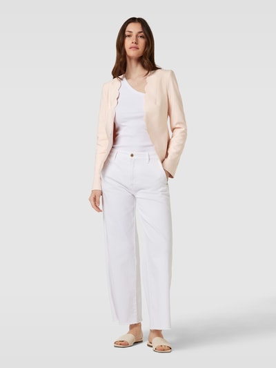 comma Blazer mit Ziernähten Rosa 1