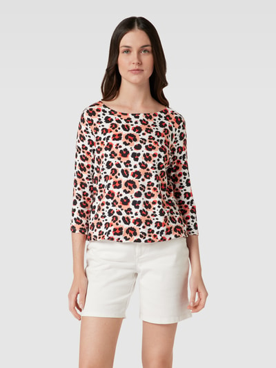 Christian Berg Woman T-Shirt mit Animal-Print Offwhite 4